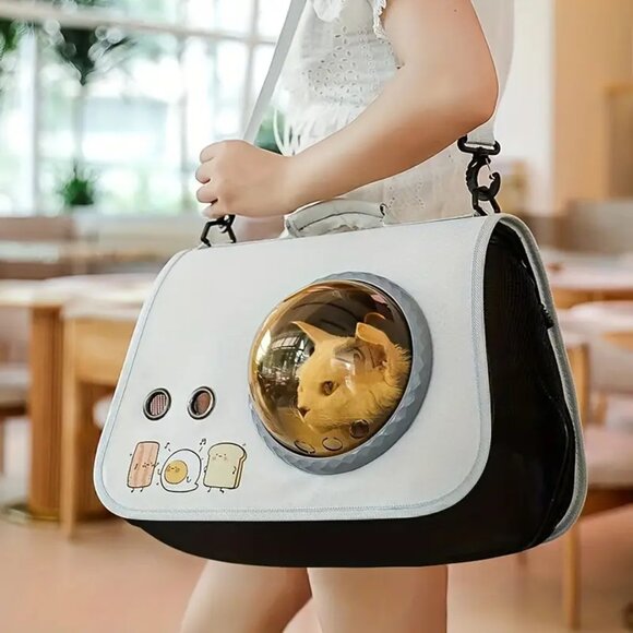 Stylish and Comfy, Portable Cat Carrier with Window!  NWT - Picture 4 of 7